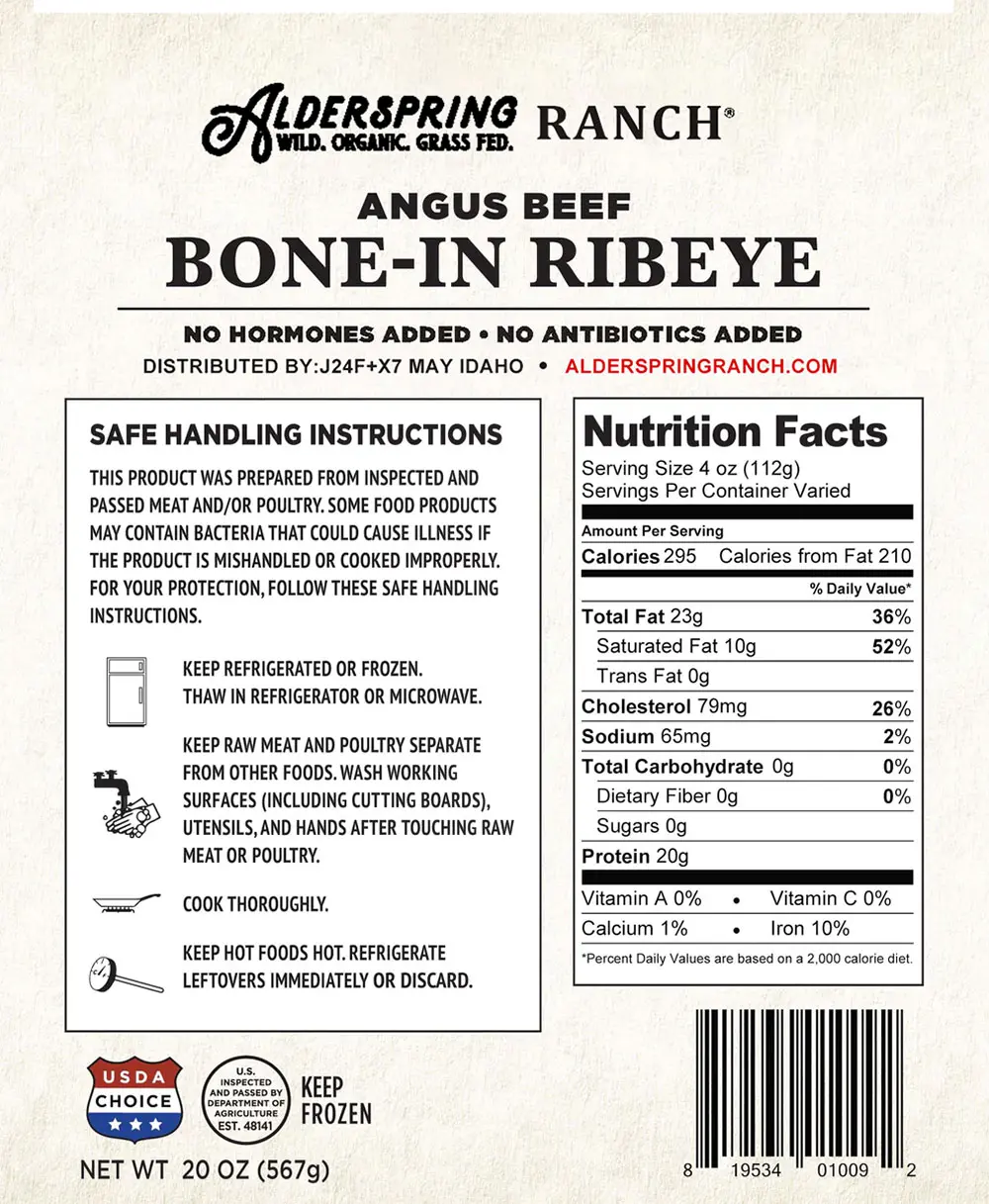 USDA CHOICE BONE-IN RIBEYE