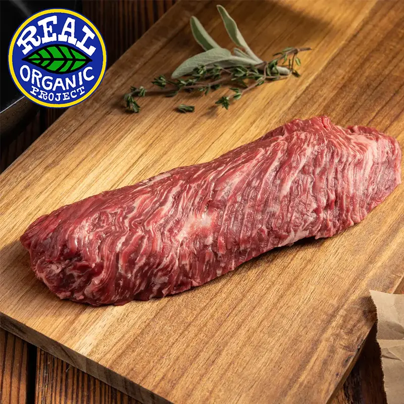 USDA CHOICE OR HIGHER HANGER STEAK