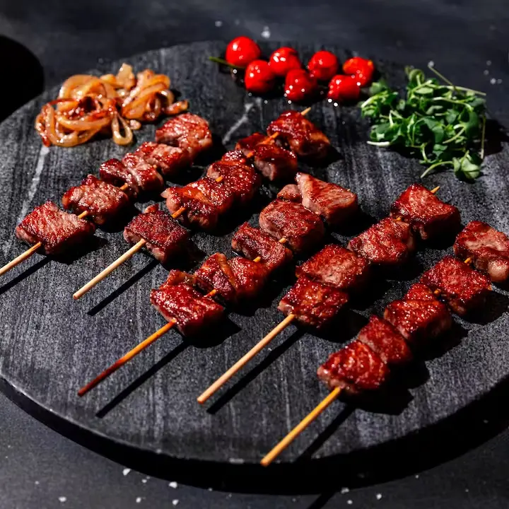 Japanese A5 Wagyu Striploin Skewers