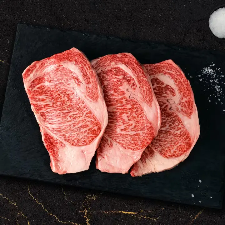 Japanese A5 Wagyu Ribeye Steak Trio