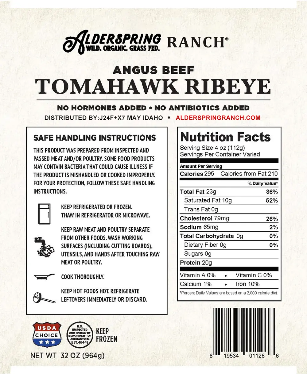 USDA CHOICE TOMAHAWK RIBEYE