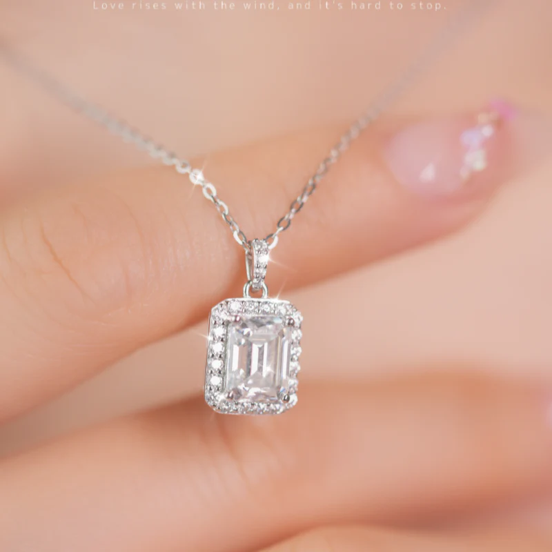 Moissanite Necklace for Womenant
