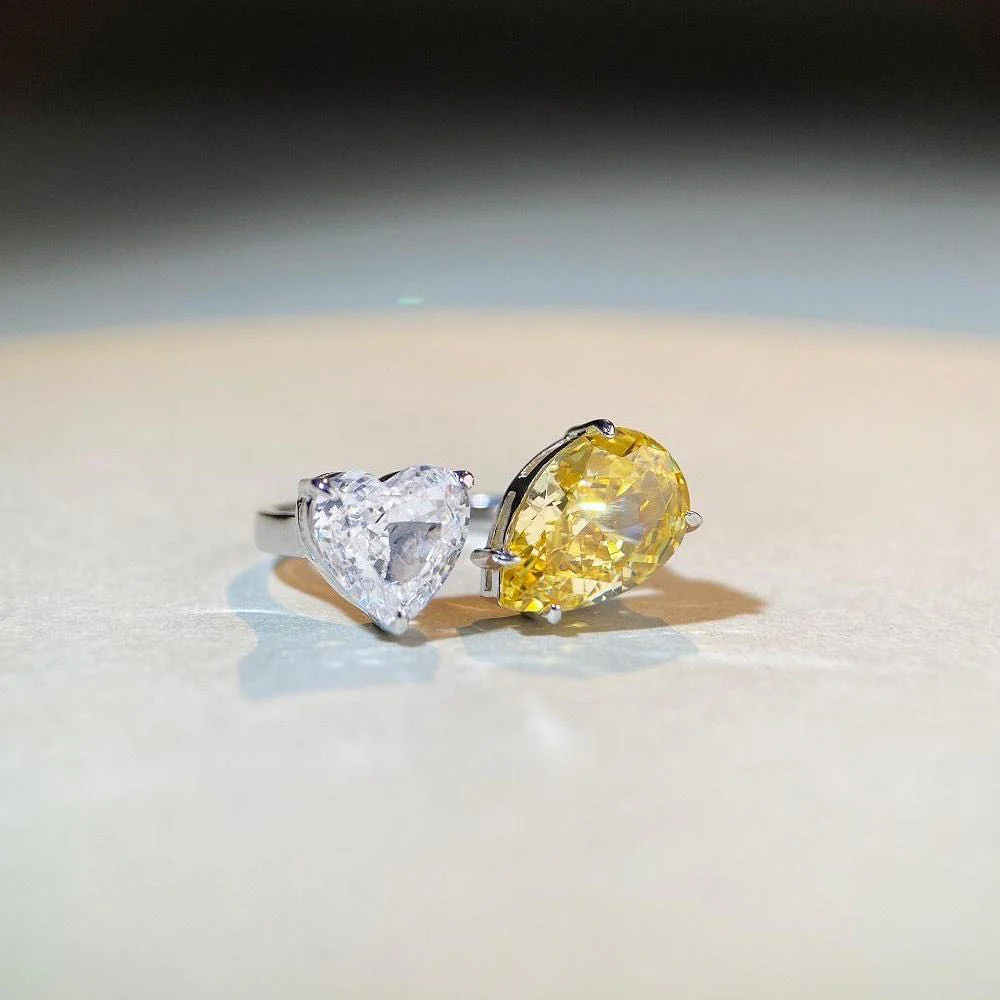 Explosive High Carbon Diamond Ring