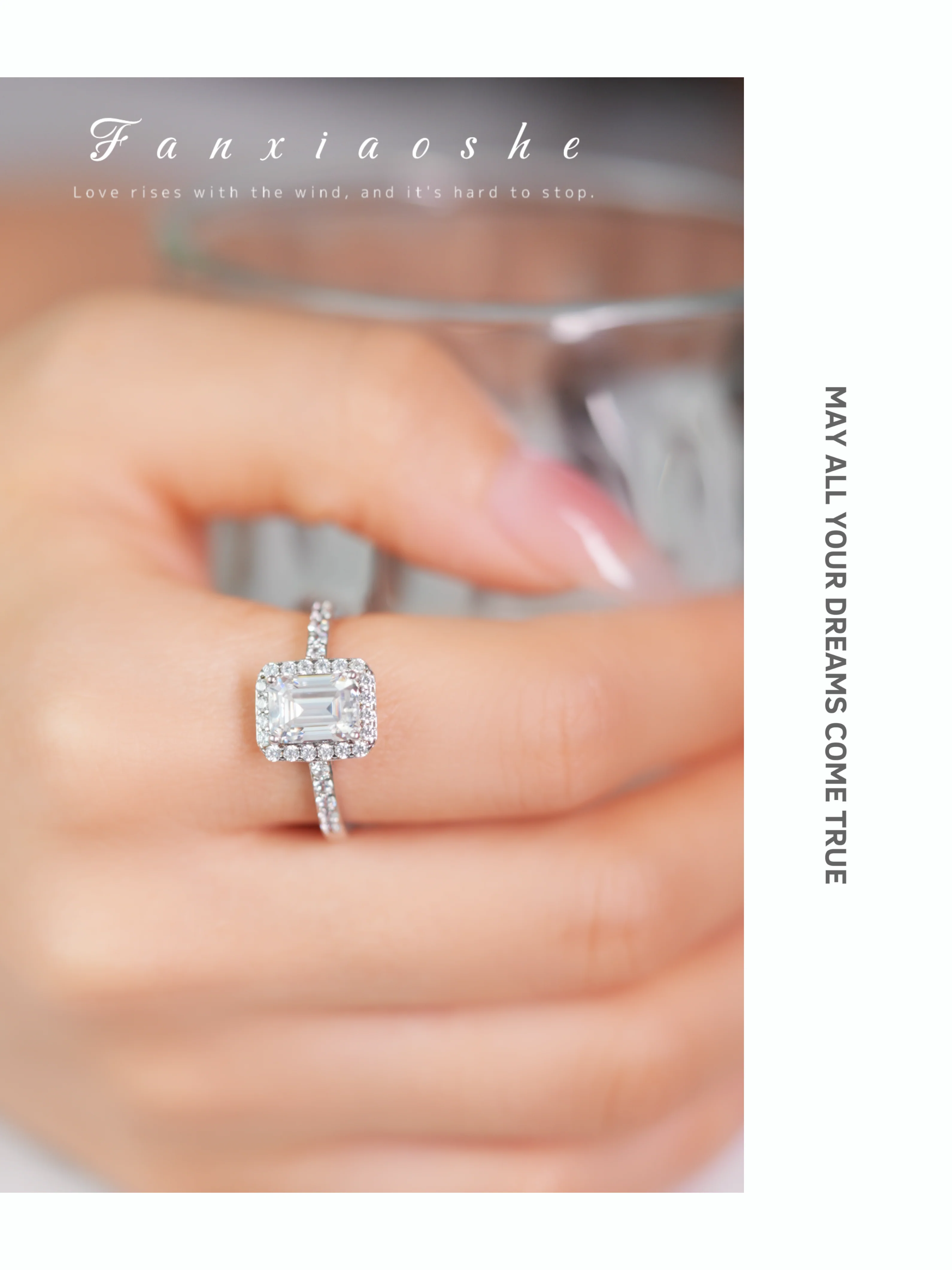 Moissanite Diamond  2ct. Rings for Women