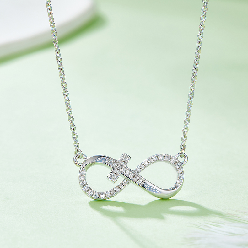 Cross Pavé Infinite Love  K020A