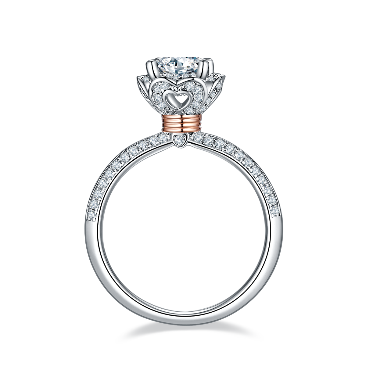 Straight Arm Luxury Set Heart Hand Bouquet