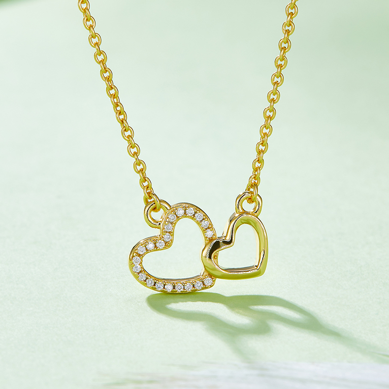 Double Core Heart Pendant   k26A