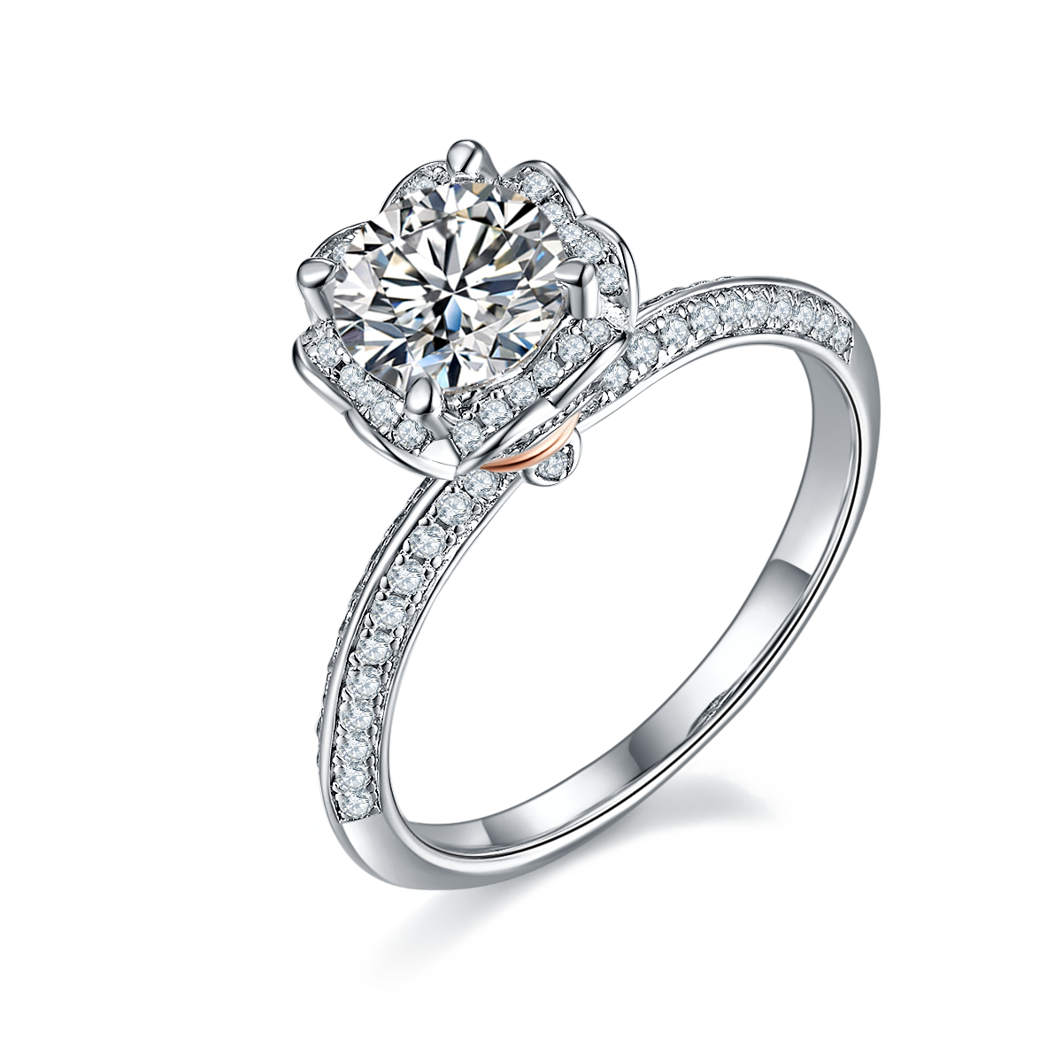 Straight Arm Luxury Set Heart Hand Bouquet