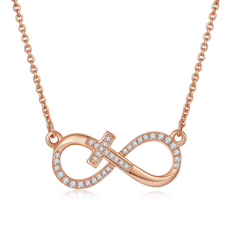 Cross Pavé Infinite Love  K020A