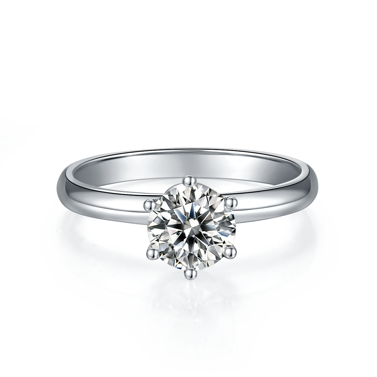 Straight Arm Claw-set Necklace