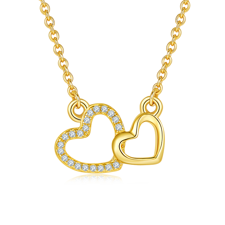 Double Core Heart Pendant   k26A