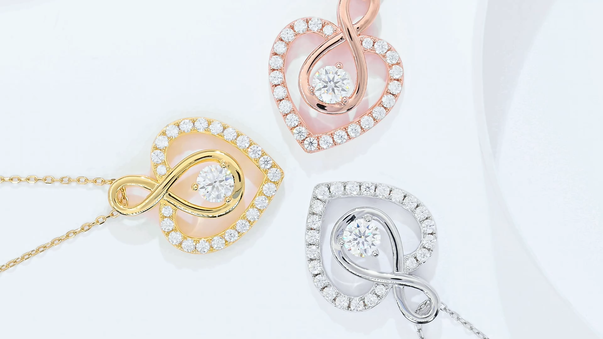 Round Main Stone Infinite Love K017A