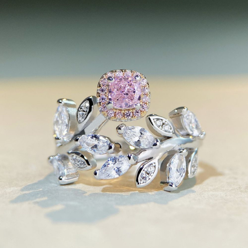 Adjustable Leaf Simple Ring with Open Design