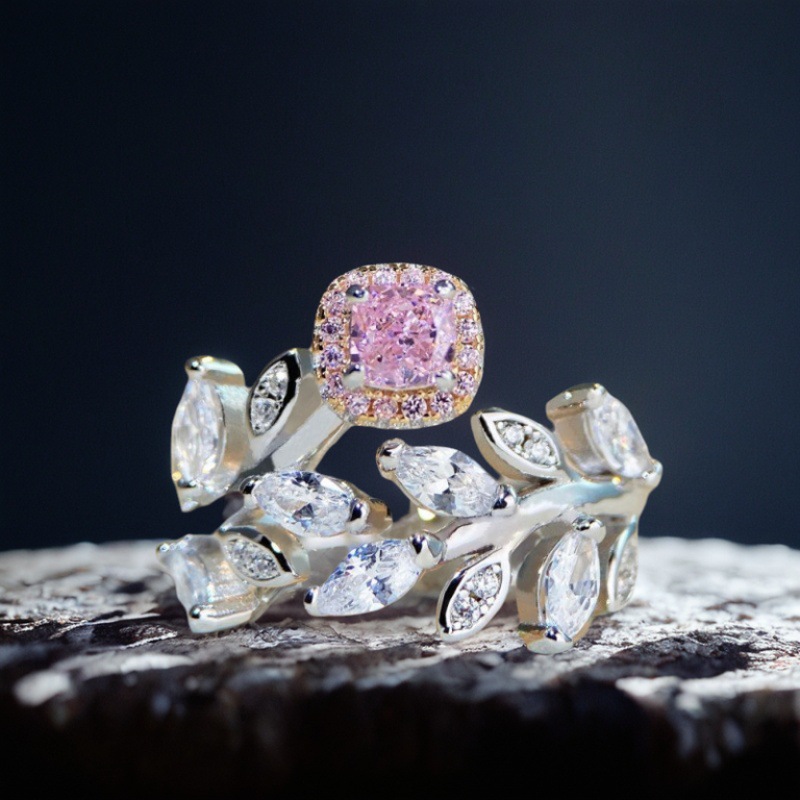 Adjustable Leaf Simple Ring with Open Design