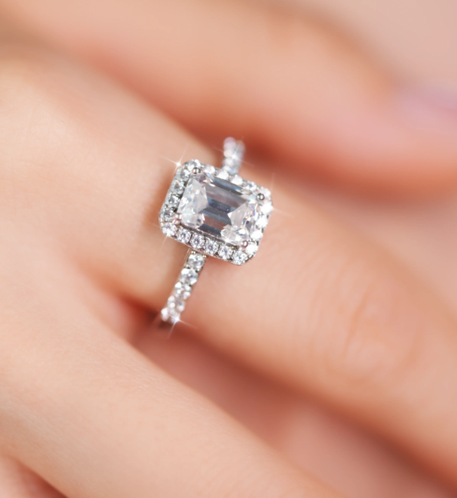 Moissanite Diamond  2ct. Rings for Women