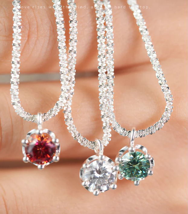 Moissanite Necklace for Women