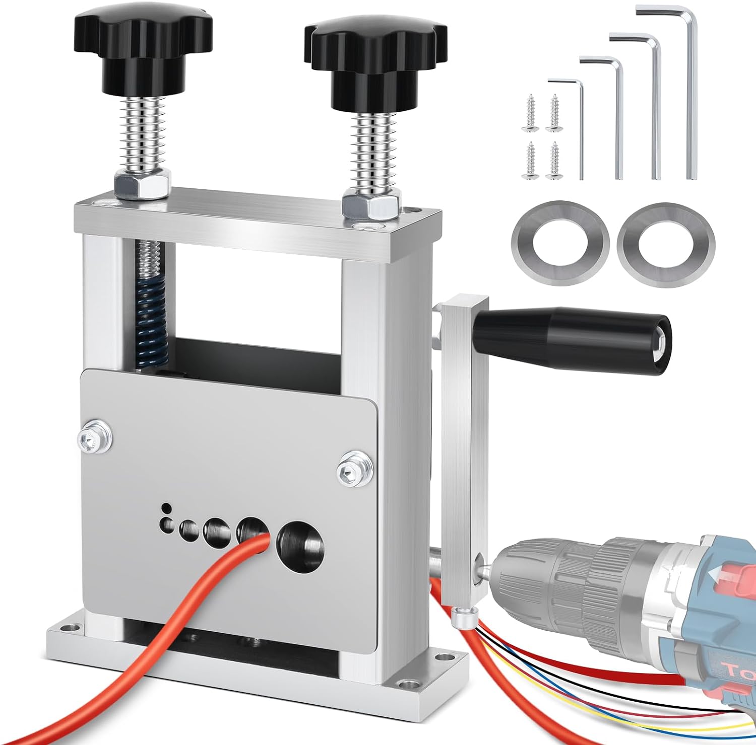 6 track wire stripping machine