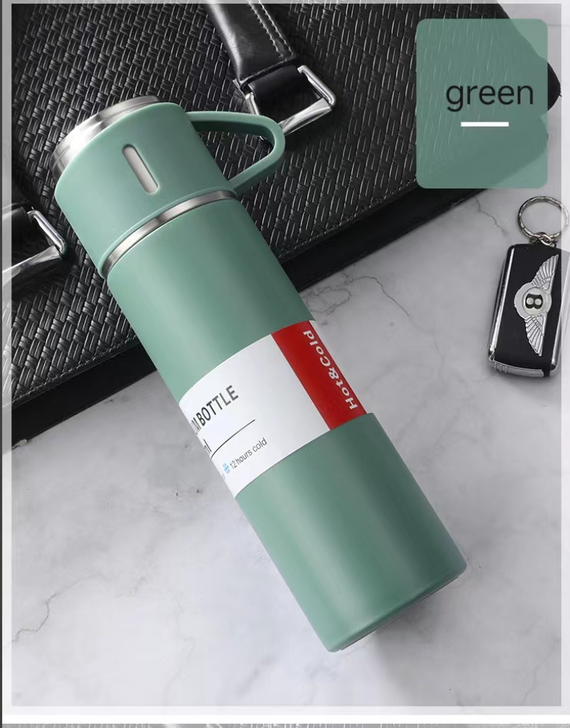 Green minimalist fashion business insulated cup with long-lasting insulation, food grade high-end material insulated cup