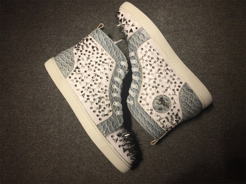 Christian Louboutin High Top Flats Men Sneakers
