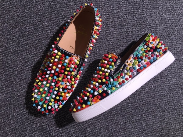 Louboutin For Man Sneakers Christian Louboutin Flat Boat Shoes