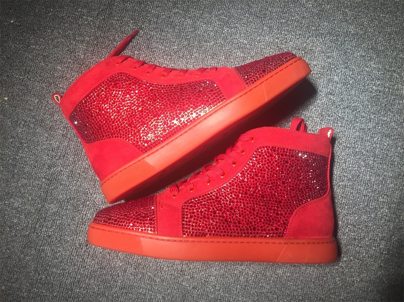 Christian Louboutin High Top Flats Men Sneakers
