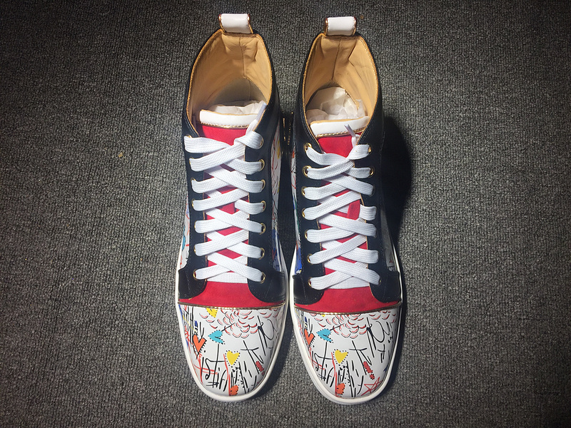 Christian Louboutin High Top Flats Men Sneakers