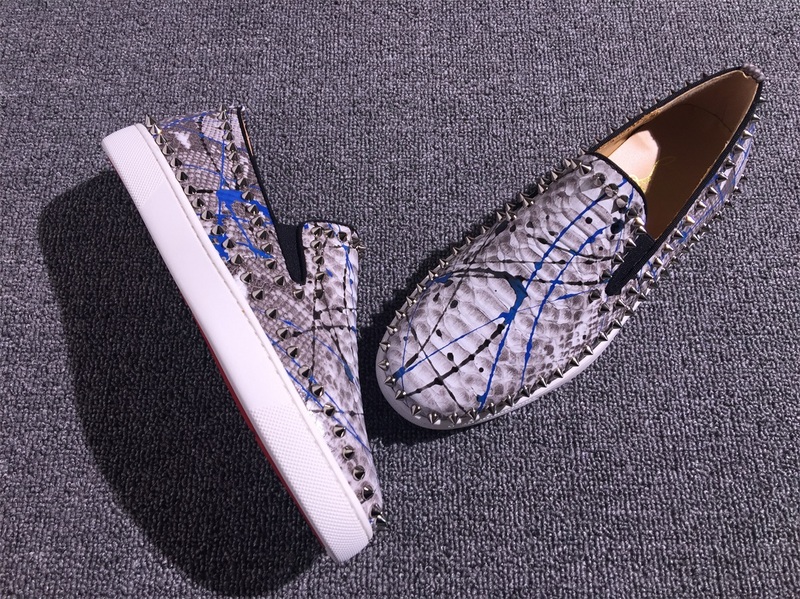 Louboutin For Man Sneakers Christian Louboutin Flat Boat Shoes