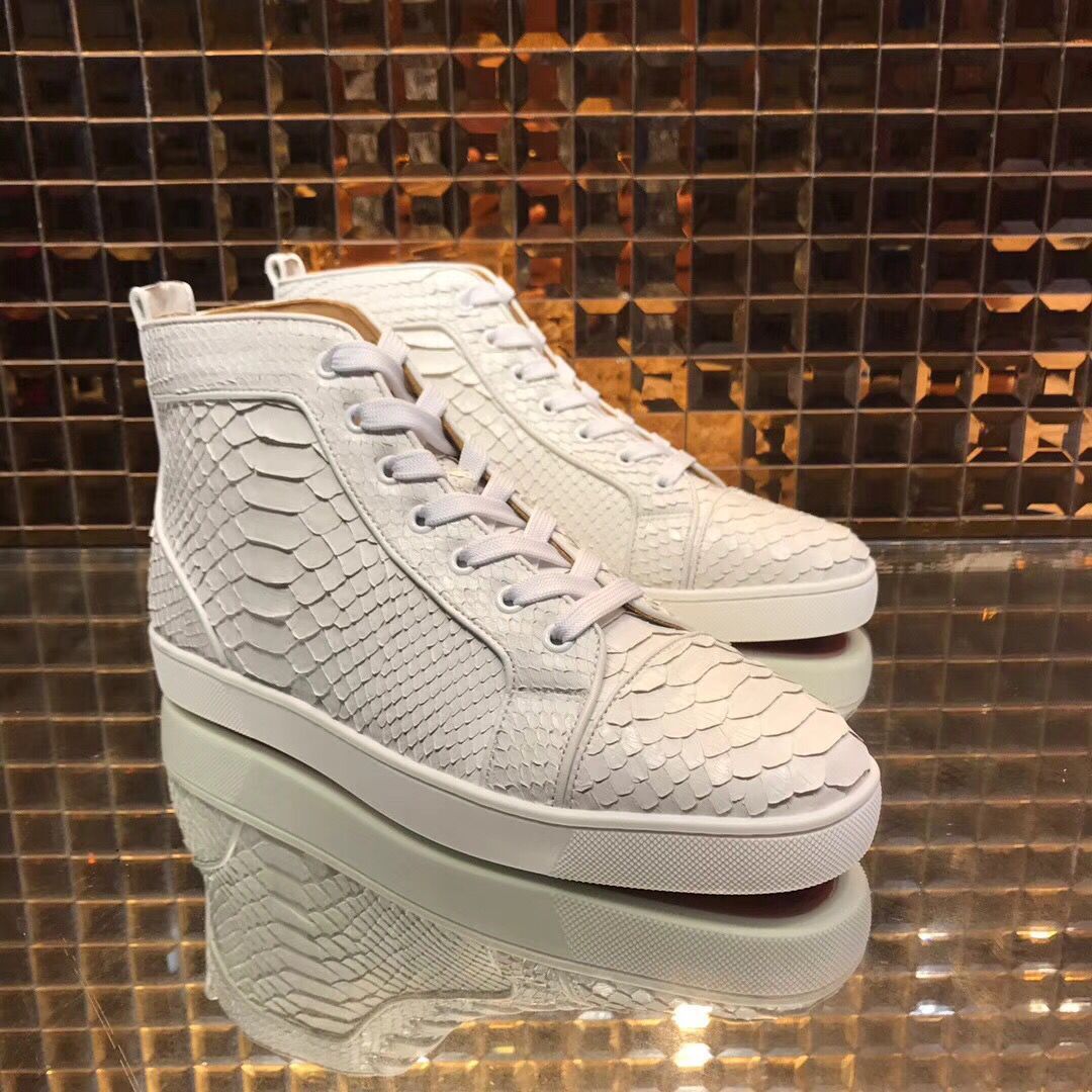 Christian Louboutin High Top Flats Men Sneakers