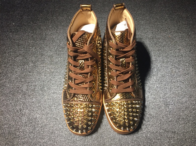 Christian Louboutin High Top Flats Men Sneakers