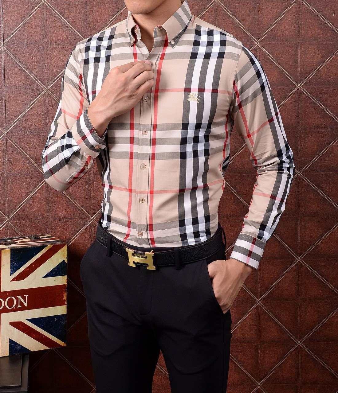 Burberry men shirts