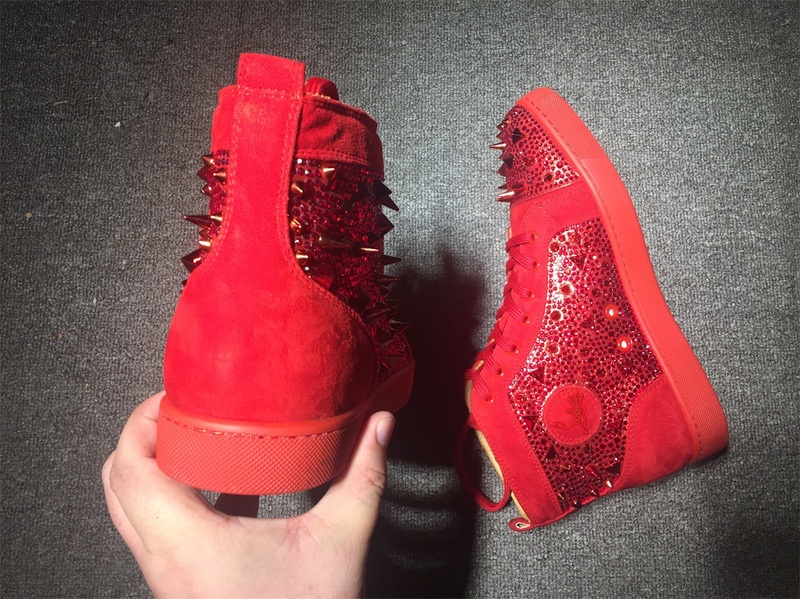 Christian Louboutin High Top Flats Men Sneakers
