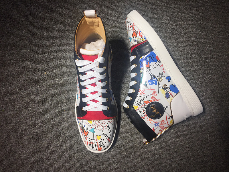 Christian Louboutin High Top Flats Men Sneakers
