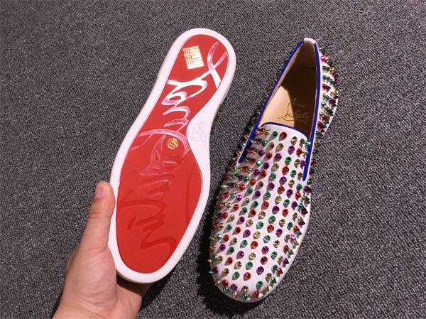Louboutin For Man Sneakers Christian Louboutin Flat Boat Shoes