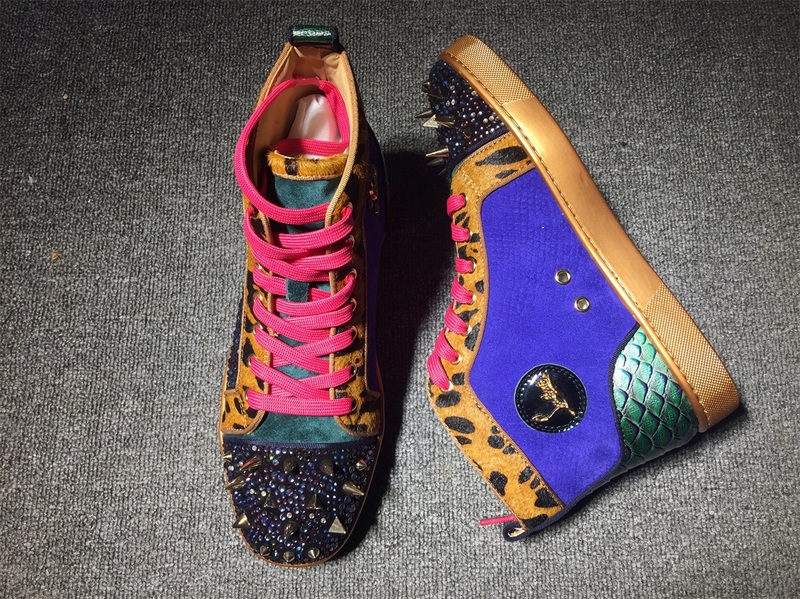 Christian Louboutin High Top Flats Men Sneakers