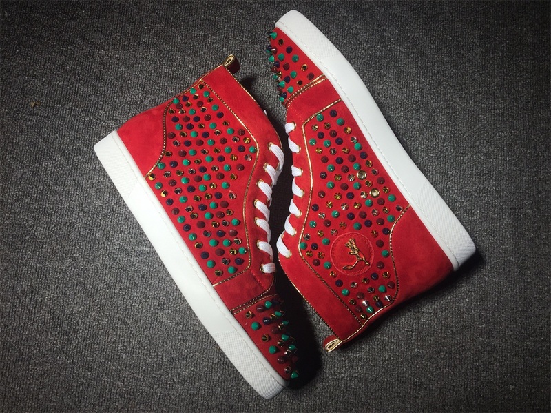 Christian Louboutin High Top Flats Men Sneakers