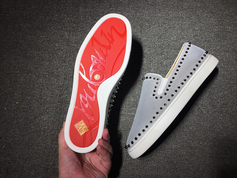 Louboutin For Man Sneakers Christian Louboutin Flat Boat Shoes