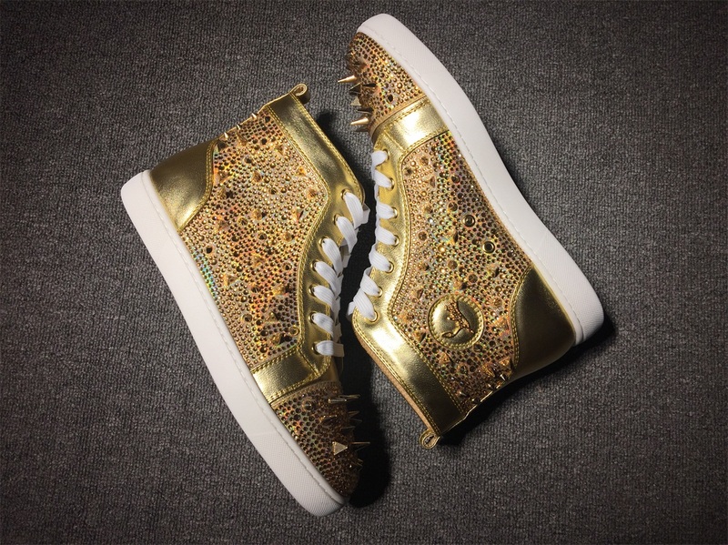 Christian Louboutin High Top Flats Men Sneakers