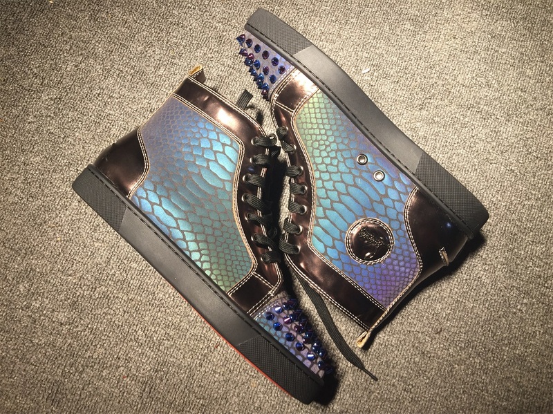 Christian Louboutin High Top Flats Men Sneakers
