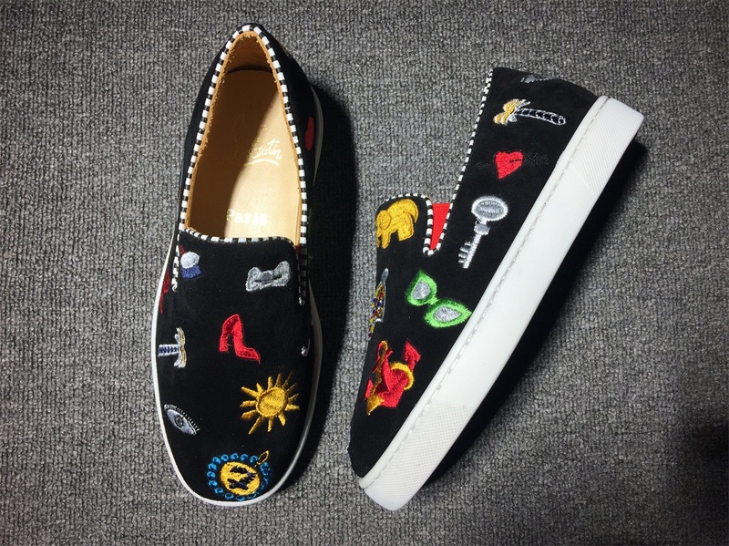Louboutin For Man Sneakers Christian Louboutin Flat Boat Shoes