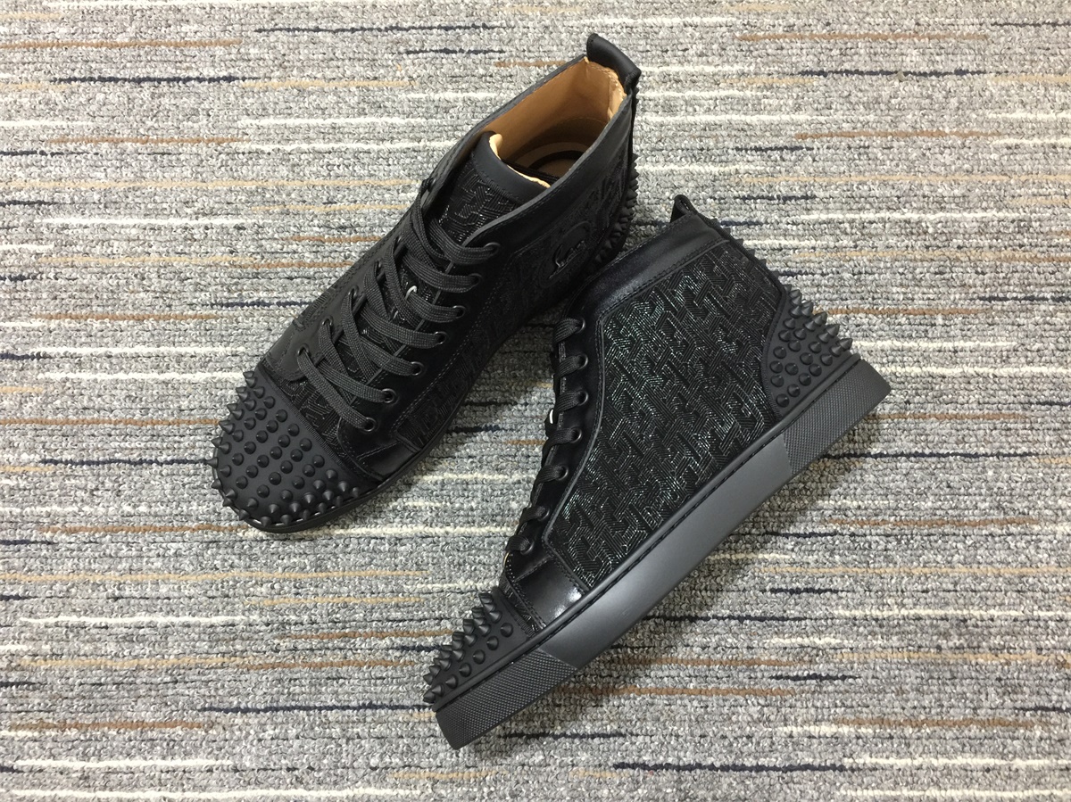 christian louboutin Lou Spikes 2 Flat shoes