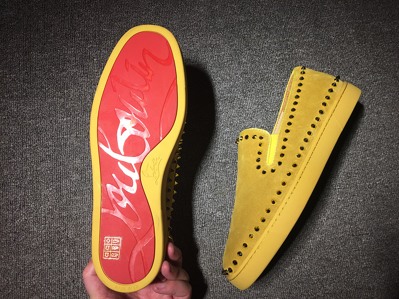 Louboutin For Man Sneakers Christian Louboutin Flat Boat Shoes