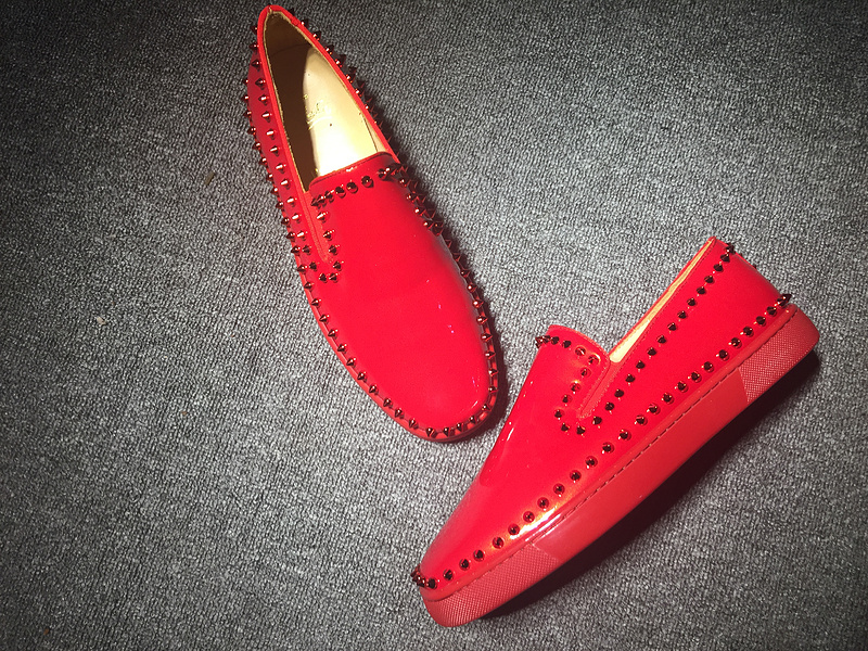 Louboutin For Man Sneakers Christian Louboutin Flat Boat Shoes