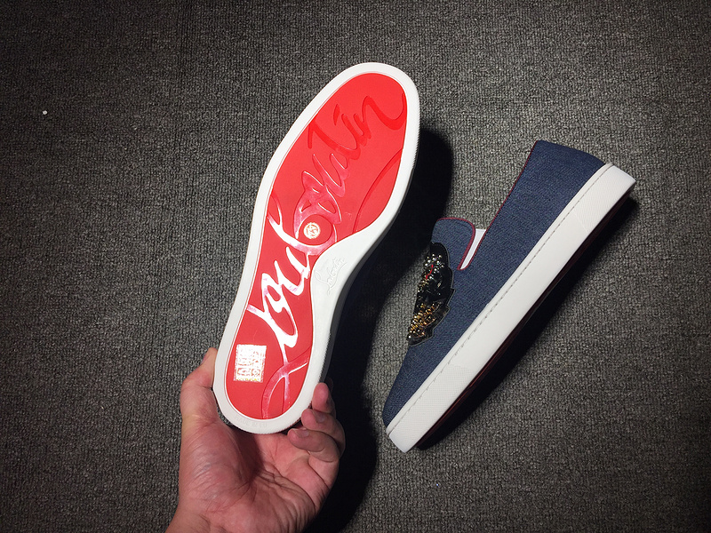 Louboutin For Man Sneakers Christian Louboutin Flat Boat Shoes