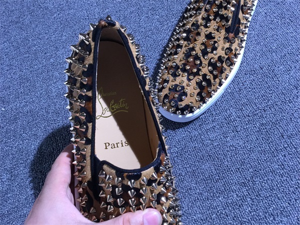 Louboutin For Man Sneakers Christian Louboutin Flat Boat Shoes