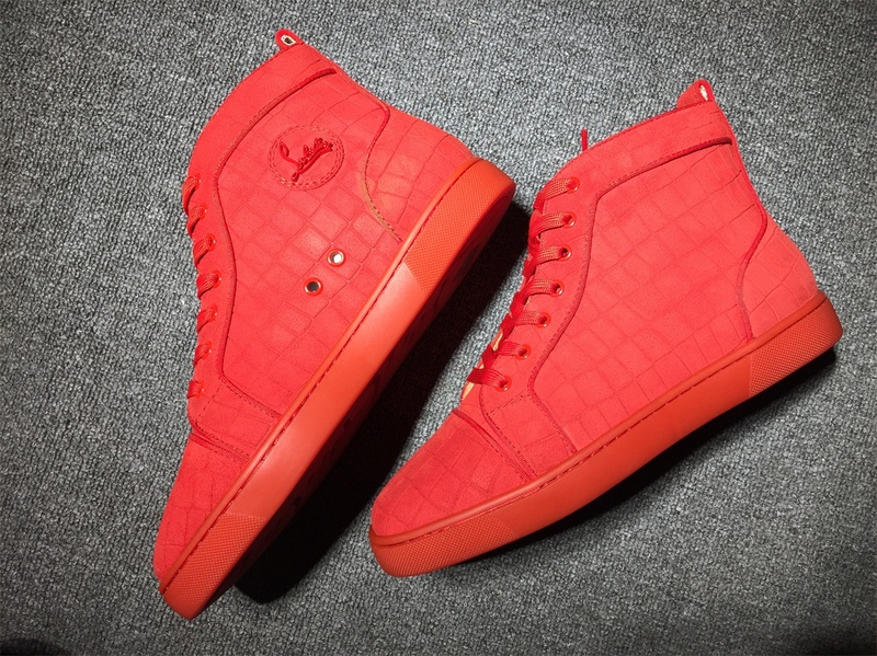 Christian Louboutin High Top Flats Men Sneakers