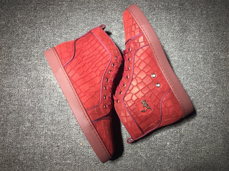 Christian Louboutin High Top Flats Men Sneakers