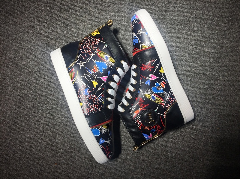 Christian Louboutin High Top Flats Men Sneakers