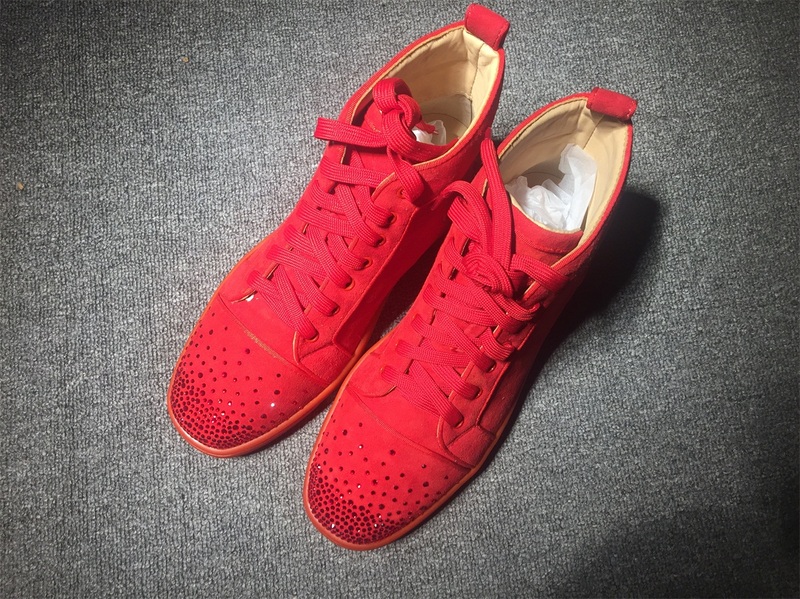 Christian Louboutin High Top Flats Men Sneakers