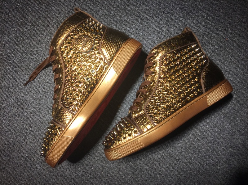 Christian Louboutin High Top Flats Men Sneakers