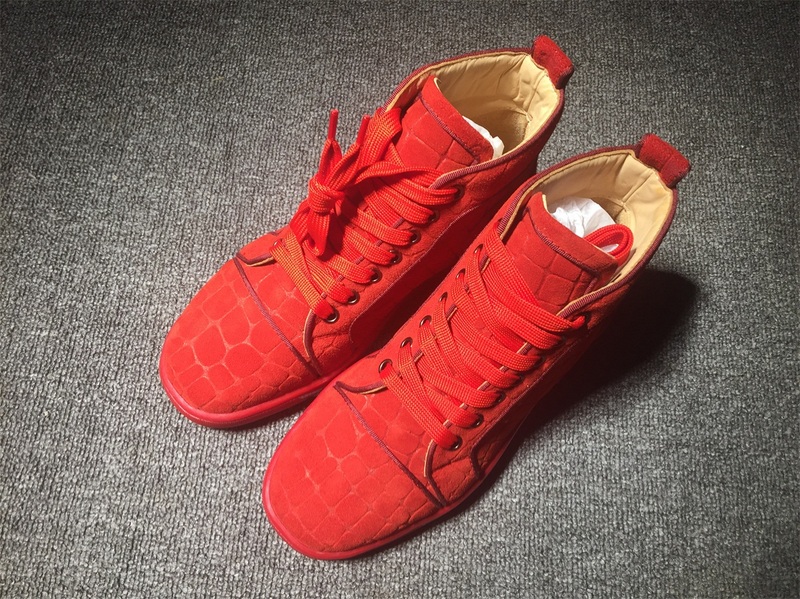 Christian Louboutin High Top Flats Men Sneakers